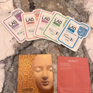 Korean sheet masks - various skincare ingredients