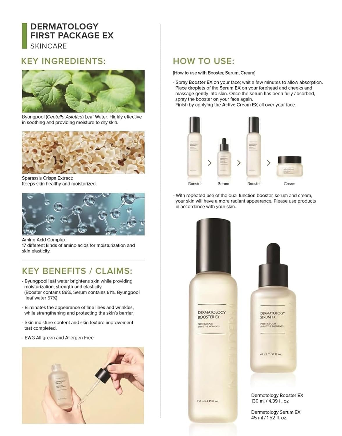 Incellderm Dermatology First Package (Booster & Serum)