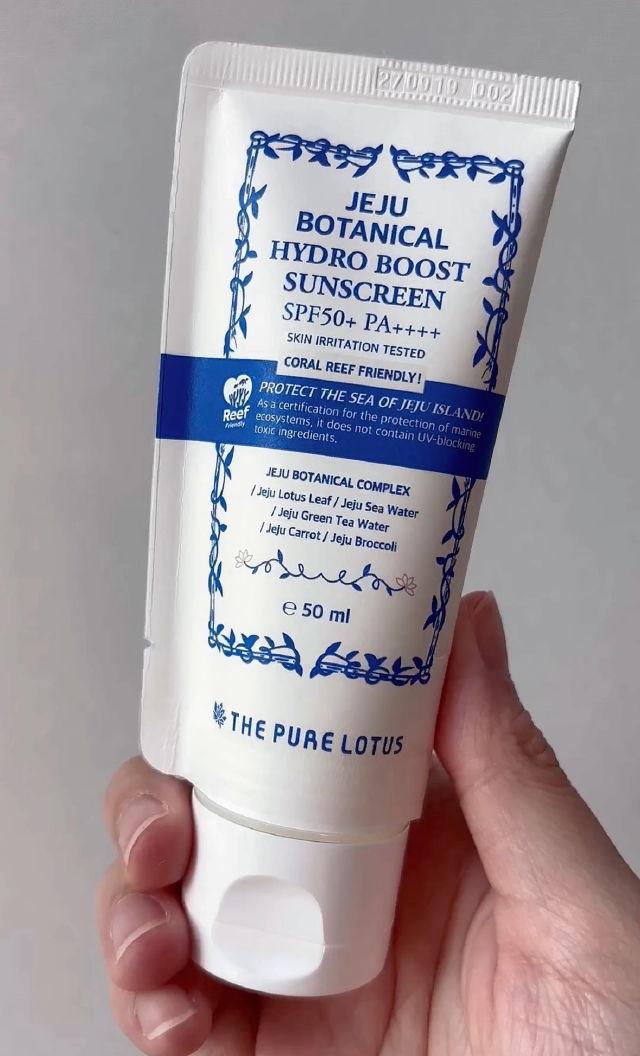 The Pure Lotus Jeju Botanical Hydro Boost Sunscreen
